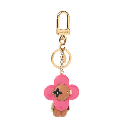 Louis Vuitton Resin Wood Vivienne Bag Charm Pink 1 of 3