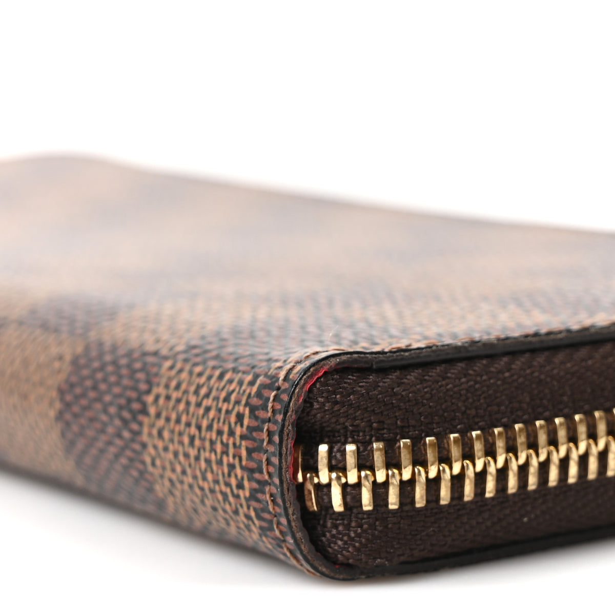 Louis Vuitton Damier Ebene Clemence Wallet Cherry 8 of 9