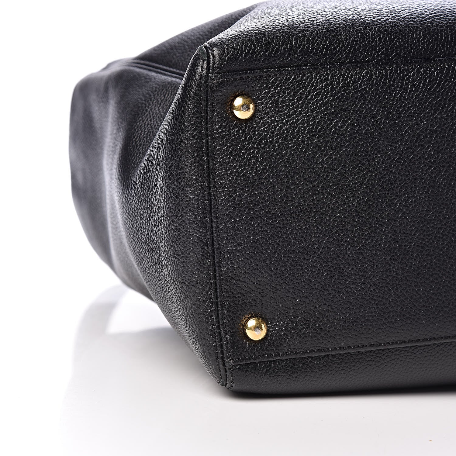 Chanel Calfskin Cerf Shopper Tote Black 6 of 12