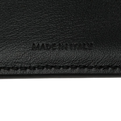 Celine Grained Calfskin Small Tri-Fold Wallet Black 6 of 7