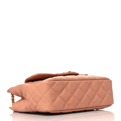 Chanel Caviar Quilted Wavy CC Hobo Beige 4 of 9