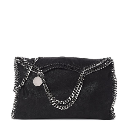 Stella McCartney Shaggy Deer Falabella Fold Over Tote Black 1 of 10
