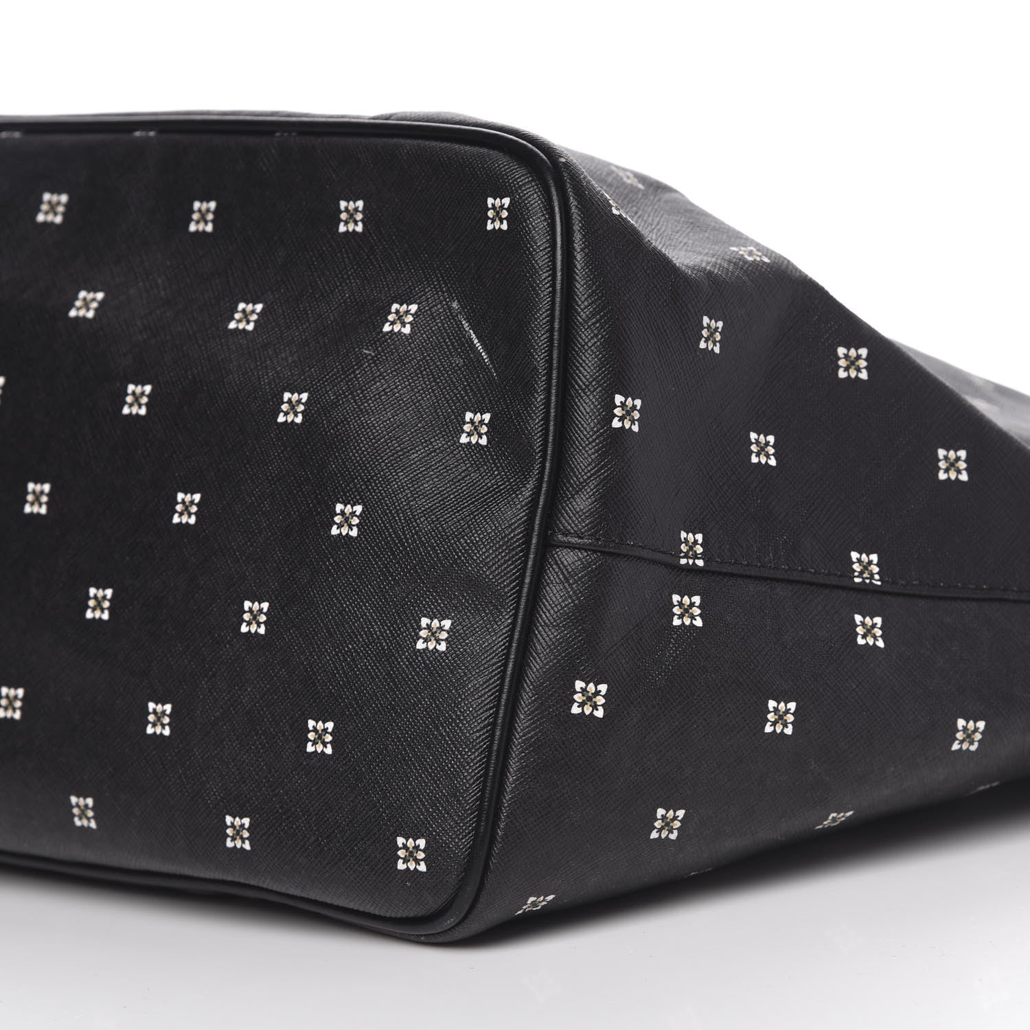 Givenchy Textured Coated Canvas Mini Lilies Print Large Antigona Tote Black 12 of 14