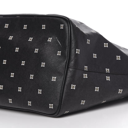 Givenchy Textured Coated Canvas Mini Lilies Print Large Antigona Tote Black 12 of 14