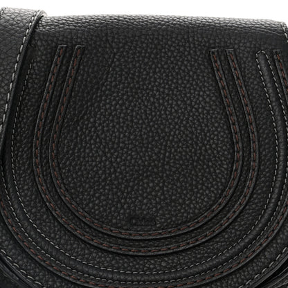 Chloe Calfskin Mini Marcie Round Crossbody Bag Black 7 of 10