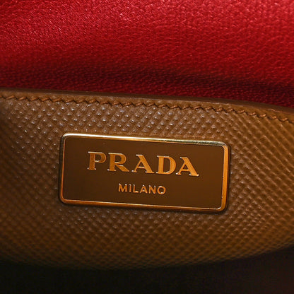 Prada Saffiano Cuir Shopping Tote Caramel 6 of 12