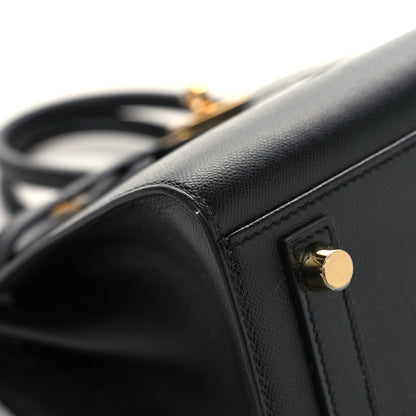 Hermes Madame Calfskin Birkin Sellier 25 Black 12 of 13