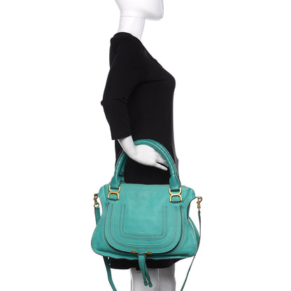 Chloe Calfskin Medium Marcie Satchel Jade Green 2 of 12