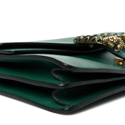 Gucci Dollar Calfskin Crystal Small Dionysus Shoulder Bag Emerald 11 of 12