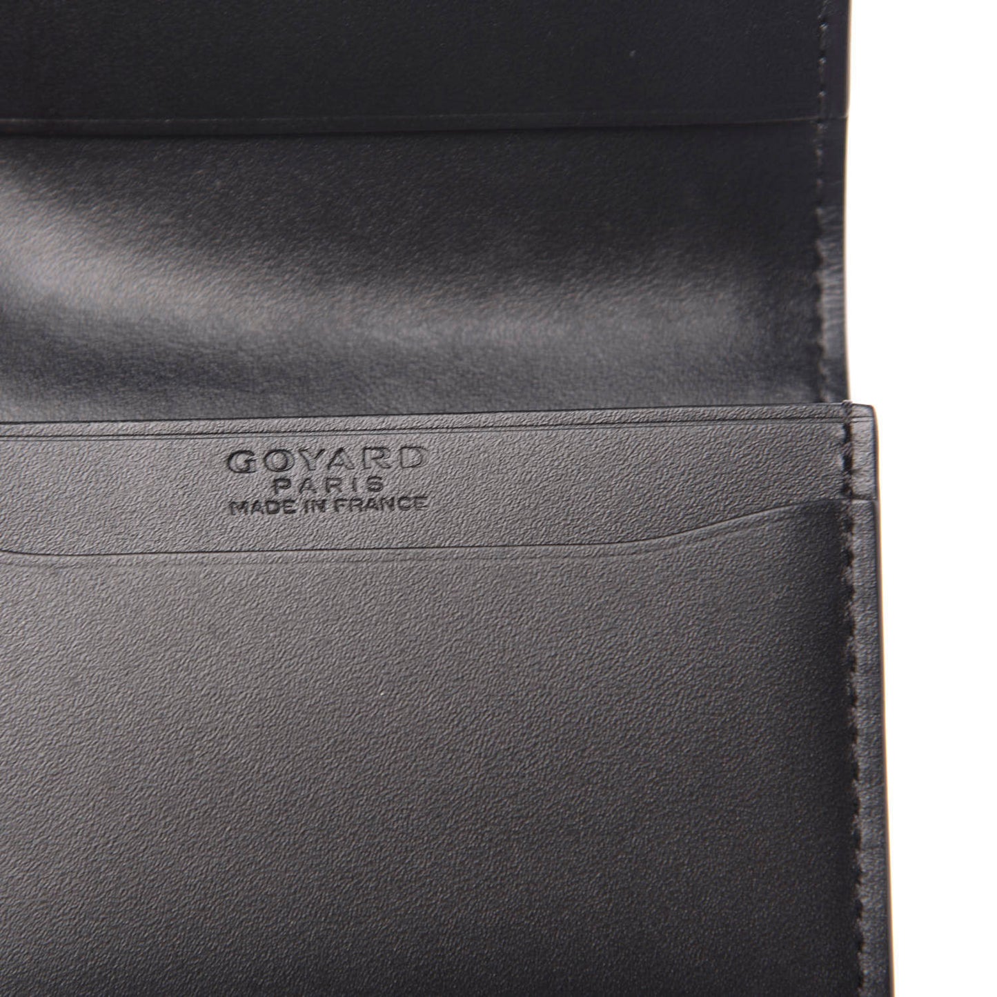 Goyardine Business Card Holder Black