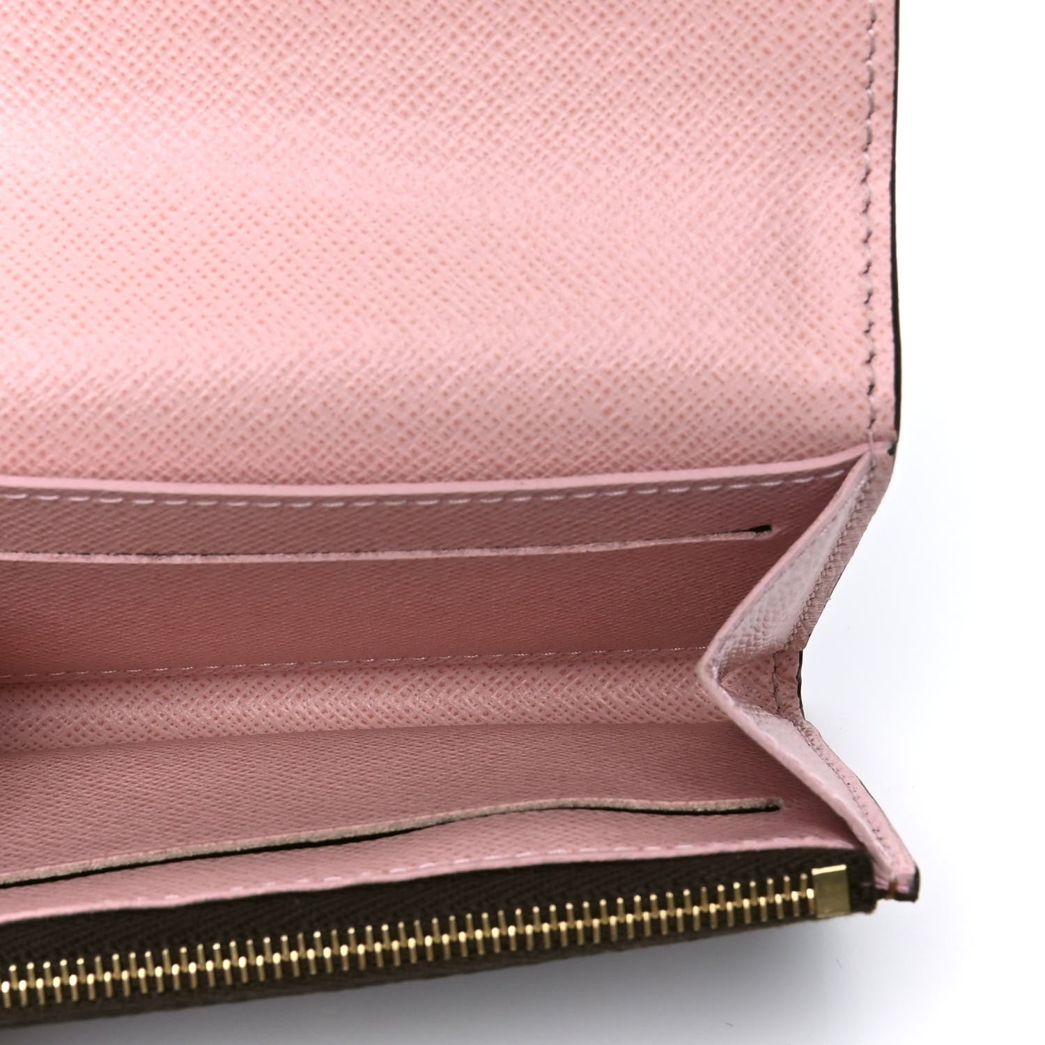 Louis Vuitton Damier Ebene Rosalie Coin Purse Rose Ballerine 4 of 4