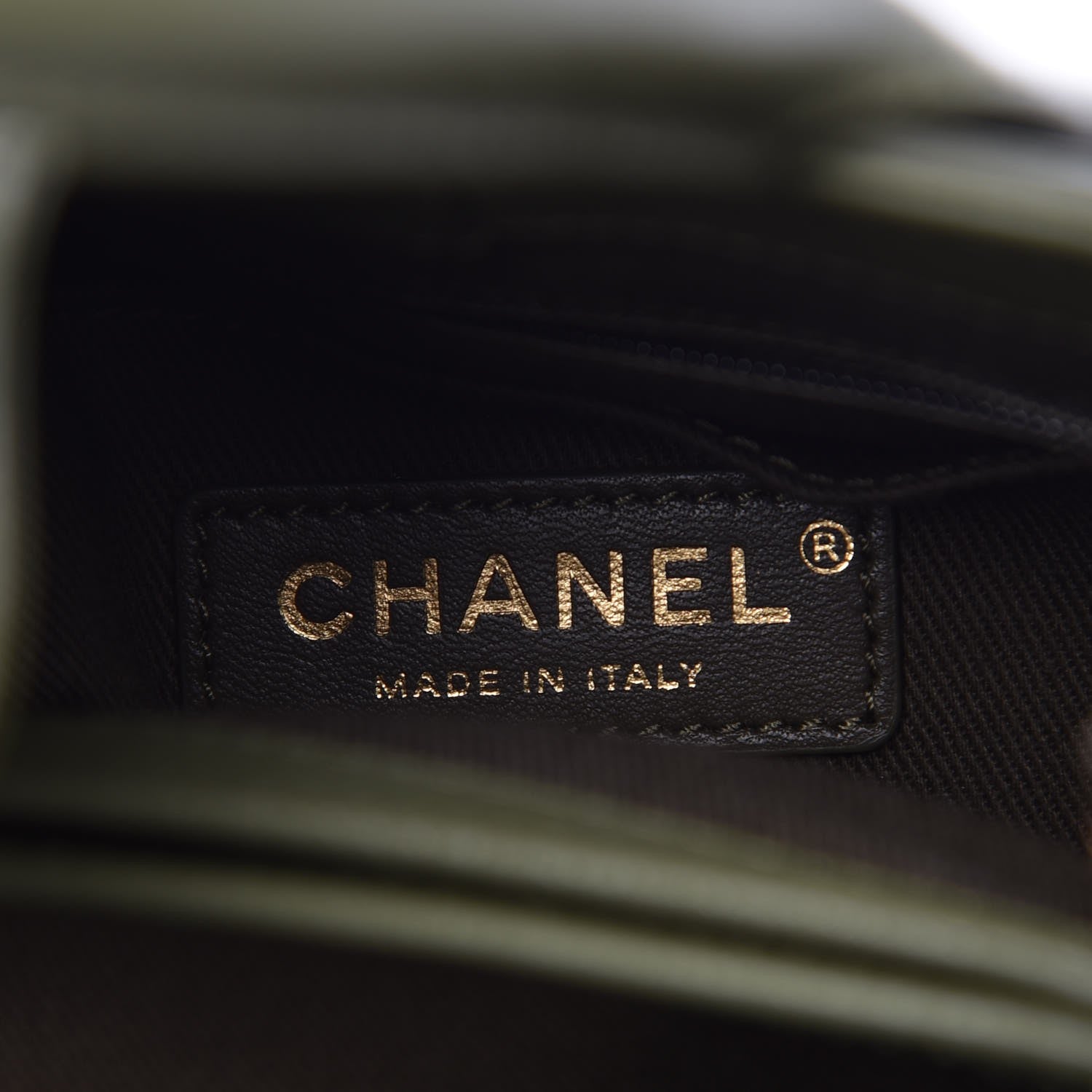 Chanel Grained Calfskin Mini Neo Executive Shopper Tote Khaki 6 of 8