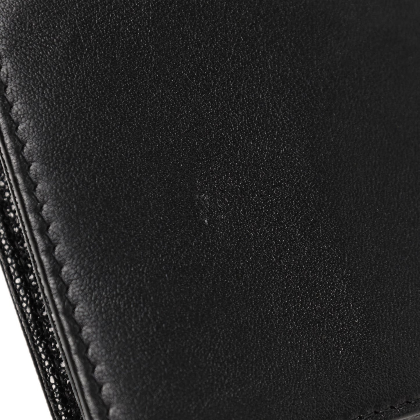 Caviar Quilted Boy Wallet On Chain WOC Black