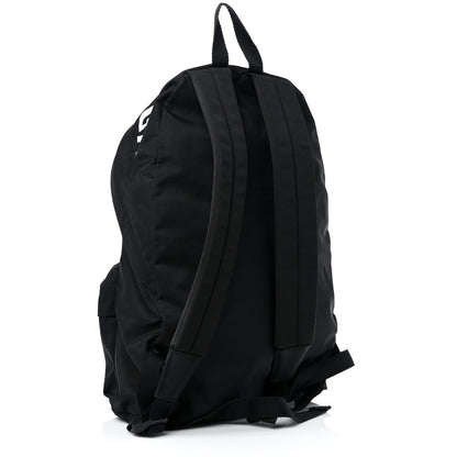 Balenciaga Sport Nylon Logo Embroidered Wheel Backpack Black White 3 of 14