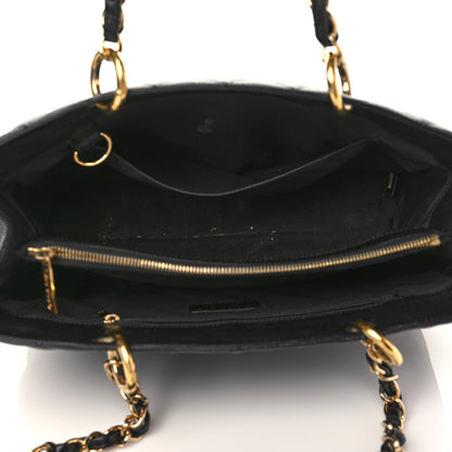 Chanel Caviar Quilted Grand Shopping Tote GST Black 5 of 9