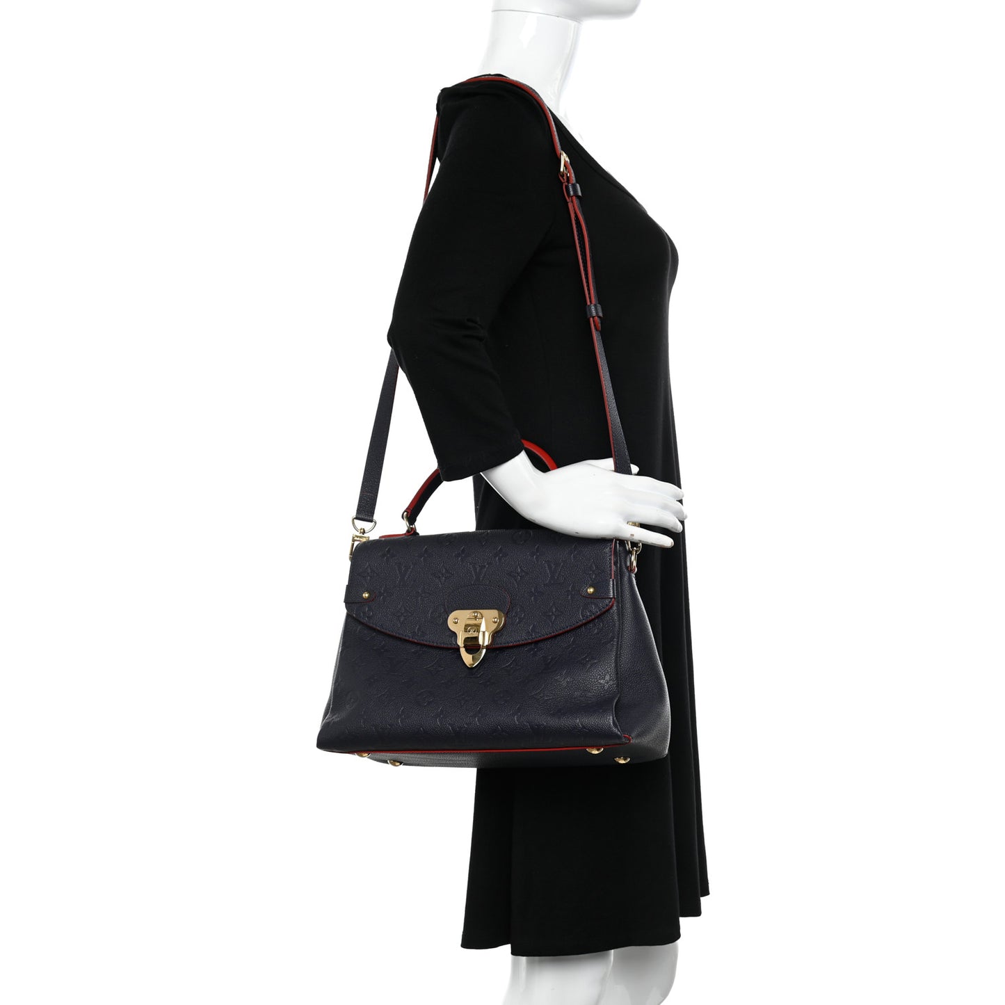 Empreinte Georges MM Marine Rouge