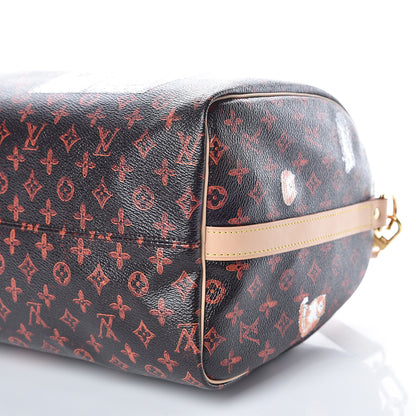 Louis Vuitton Catogram Speedy Bandouliere 30 Marron 6 of 9