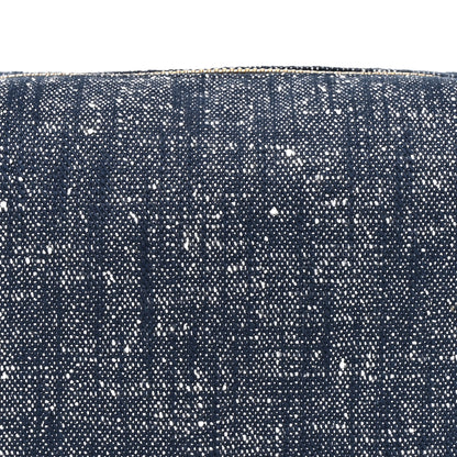 Bottega Veneta Denim Boucle Wallace Shoulder Bag Navy White Space 8 of 10