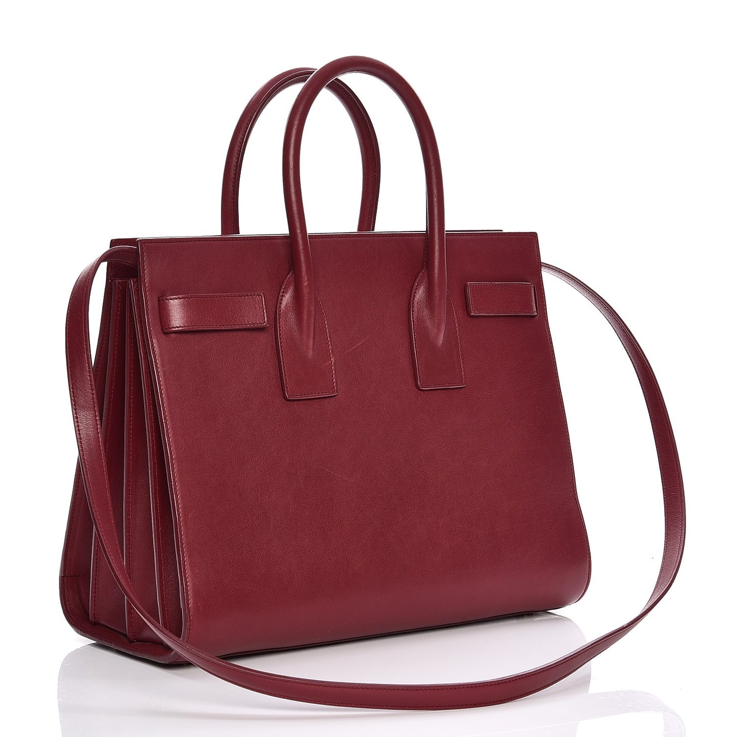 Calfskin Small Sac De Jour Oxblood