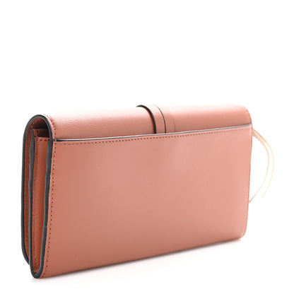 Chloe Calfskin Alphabet Long Wallet Brown 3 of 10