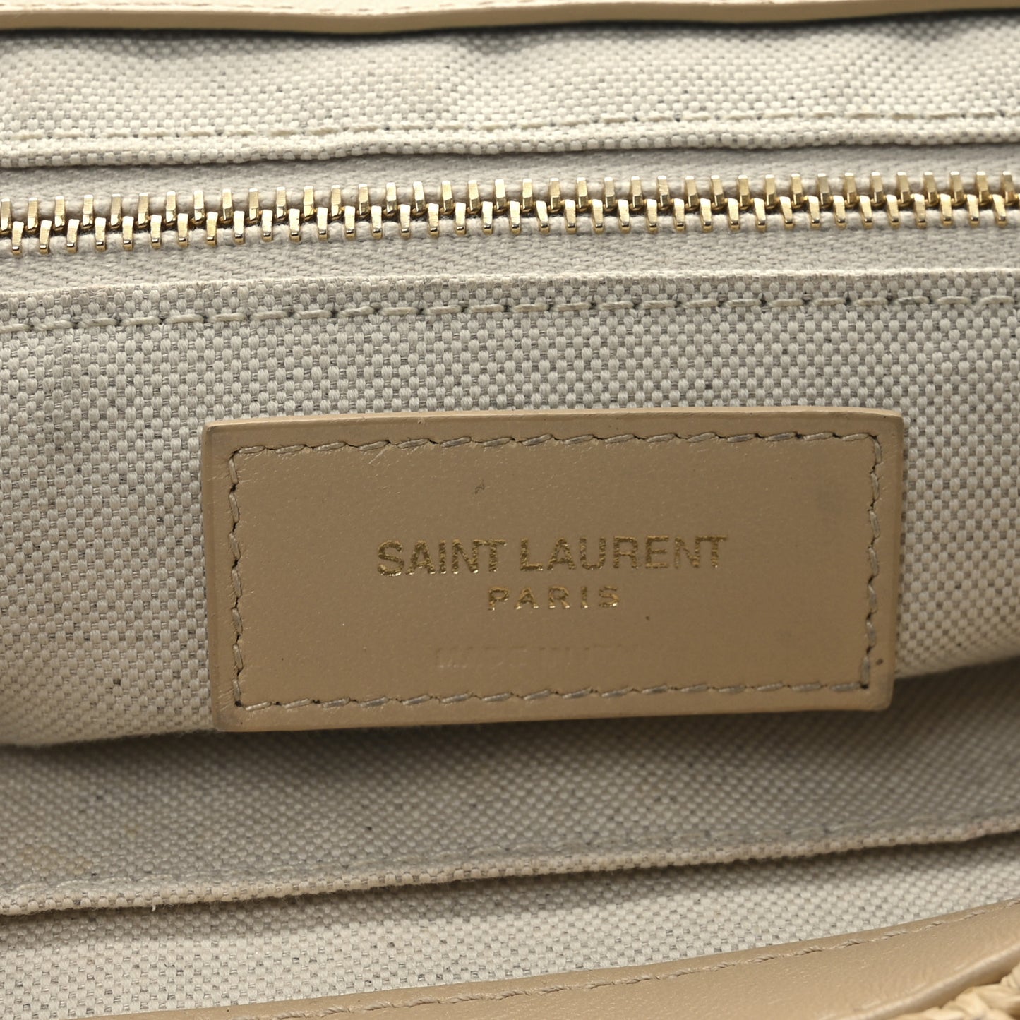 Raffia Monogram Medium Jamie Natural Avorio
