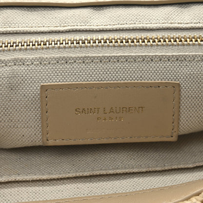 Saint Laurent Raffia Monogram Medium Jamie Natural Avorio 6 of 10