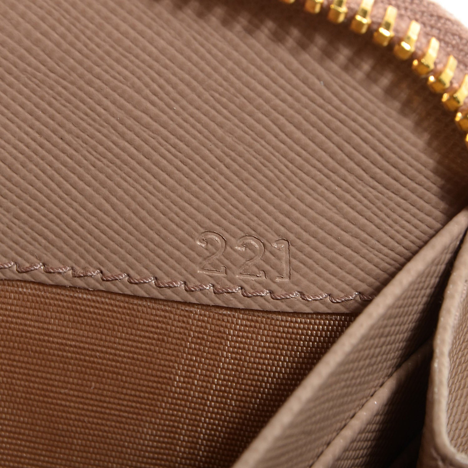 Prada Saffiano Metal Zip Around Wallet Cammeo 5 of 9