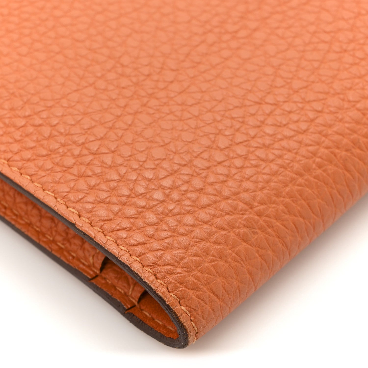 Hermes Togo Dogon Duo Wallet Orange 10 of 12