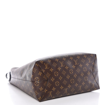 Louis Vuitton Monogram Flower Hobo Black 4 of 9