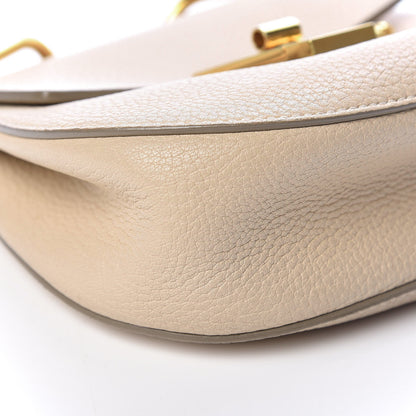 Chloe Grained Lambskin Mini Drew Shoulder Bag Abstract White 5 of 11