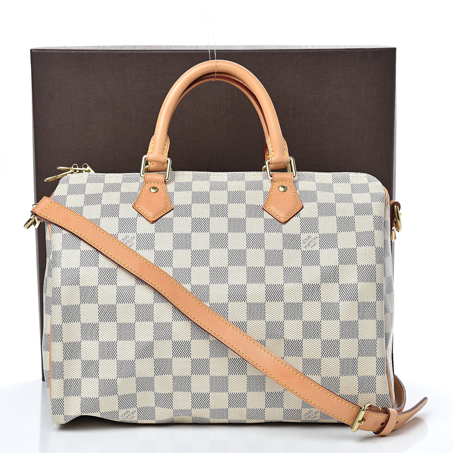 Louis Vuitton Damier Azur Speedy Bandouliere 30 15 of 15