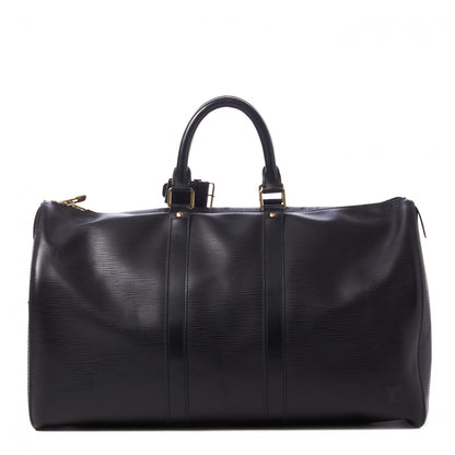 Louis Vuitton Epi Keepall 45 Black 1 of 9