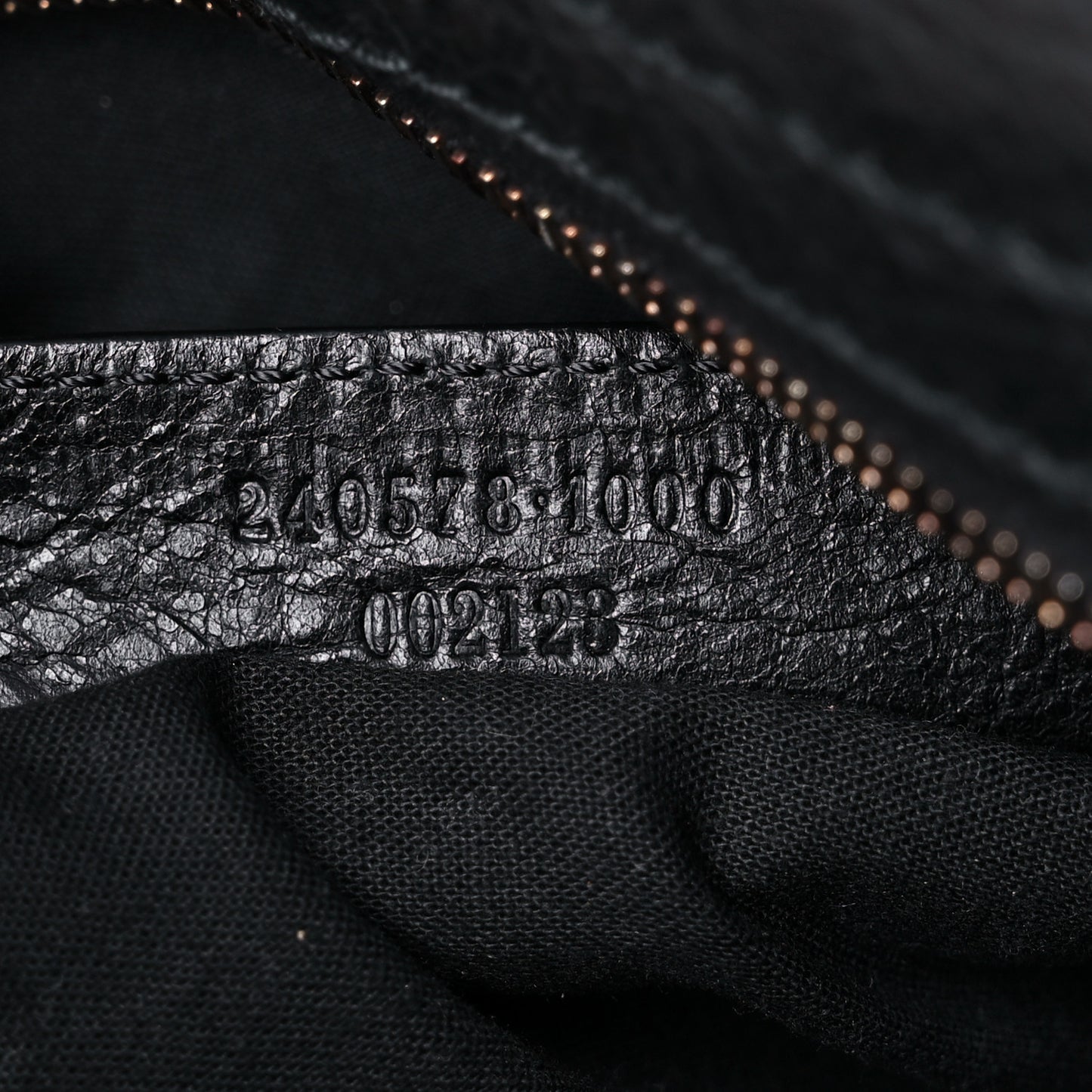 Agneau Giant 12 Rose Gold Hardware Town Black