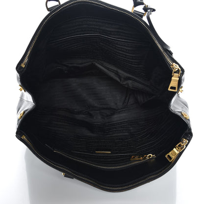 Prada Saffiano Lux Extra Large Galleria Double Zip Tote Black 5 of 9