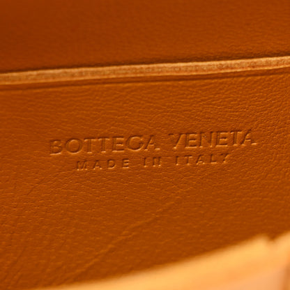 Bottega Veneta Lambskin Maxi Intreccio Candy Cassette Crossbody Bag Caramel 6 of 9