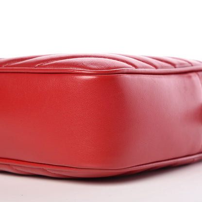 Saint Laurent Calfskin Matelasse Monogram Lou Camera Bag Rouge Eros 9 of 11