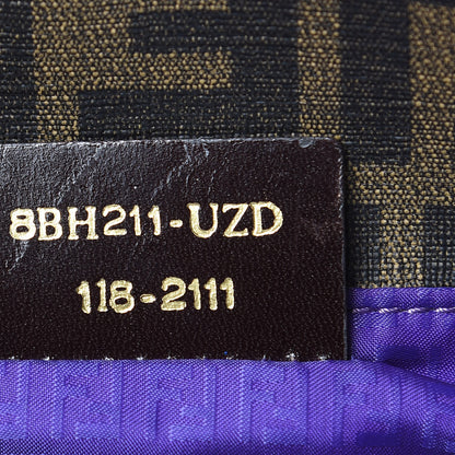 Fendi Zucca Spalmati Shopping Tote Tobacco Viola 7 of 10
