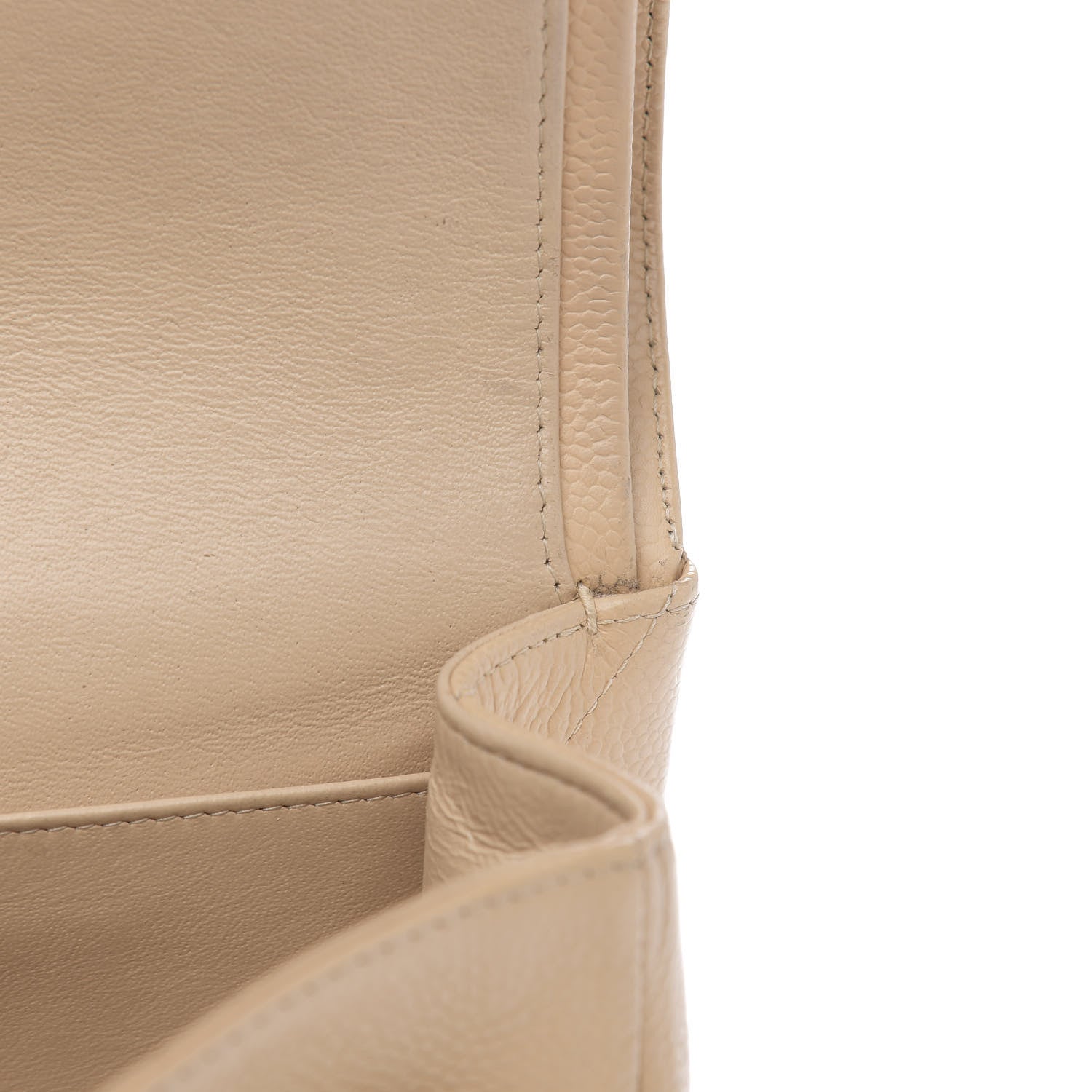 Chanel Caviar Quilted Jumbo Double Flap Beige Clair 15 of 18