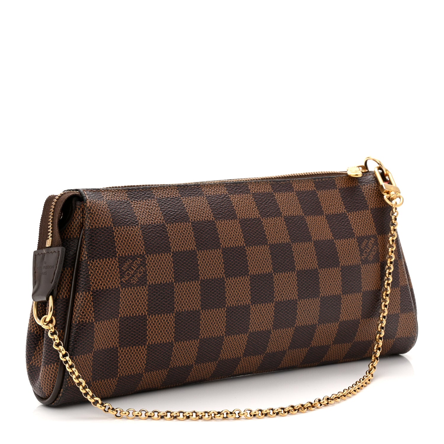 Louis Vuitton Damier Ebene Eva Clutch 3 of 12