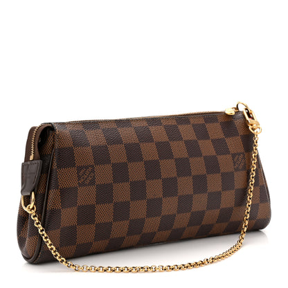 Louis Vuitton Damier Ebene Eva Clutch 3 of 12