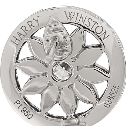 Harry Winston Platinum Diamond Winston Gates Earrings 4 of 5