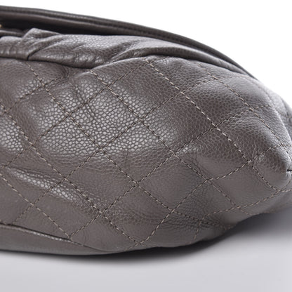 Chanel Caviar Large Half Moon Flap Taupe 10 of 10