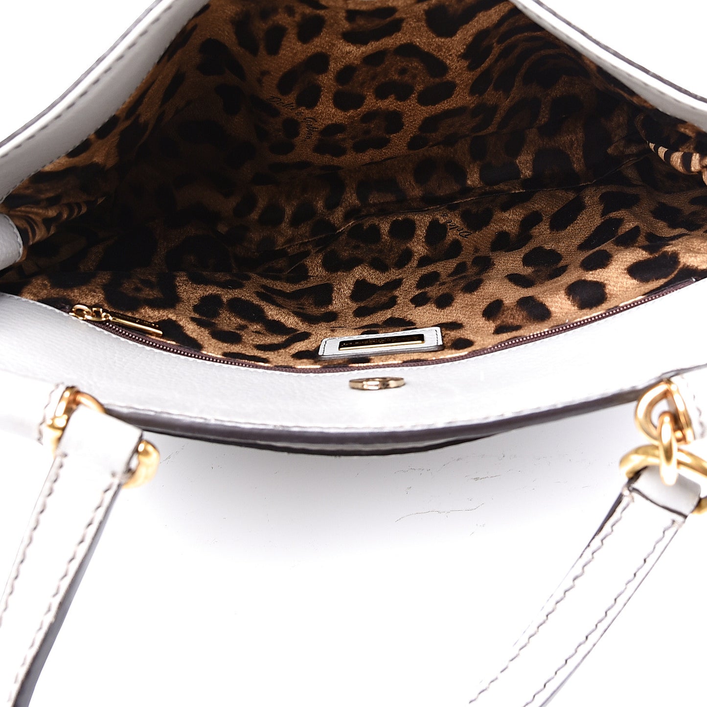 Calfskin Miss Sicily Shopper Tote Grey