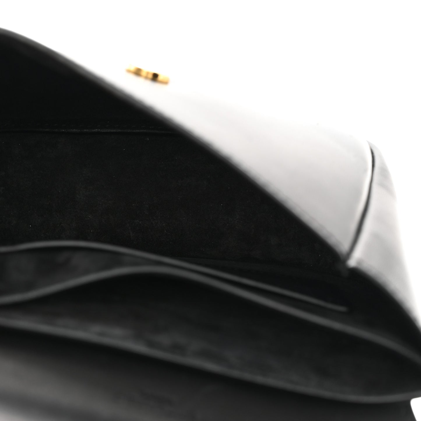 Smooth Calfskin Classic Monogram Small Kaia Satchel Black