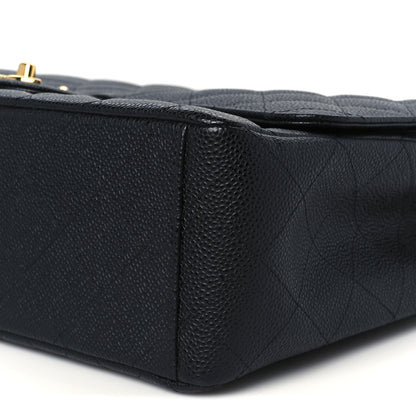 Chanel Caviar Quilted Maxi Double Flap Black 11 of 12
