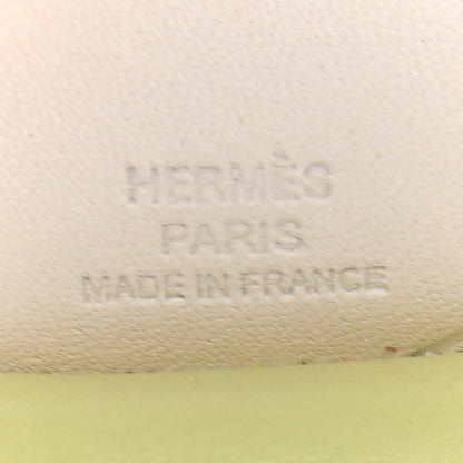 Hermes Milo Lambskin Grigri Rodeo Pegase Horse Bag Charm MM Jaune Bourgeon Bleu Brume Nata 3 of 4