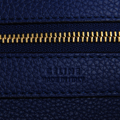 Celine Soft Grained Calfskin Small Cabas Phantom Indigo 8 of 8