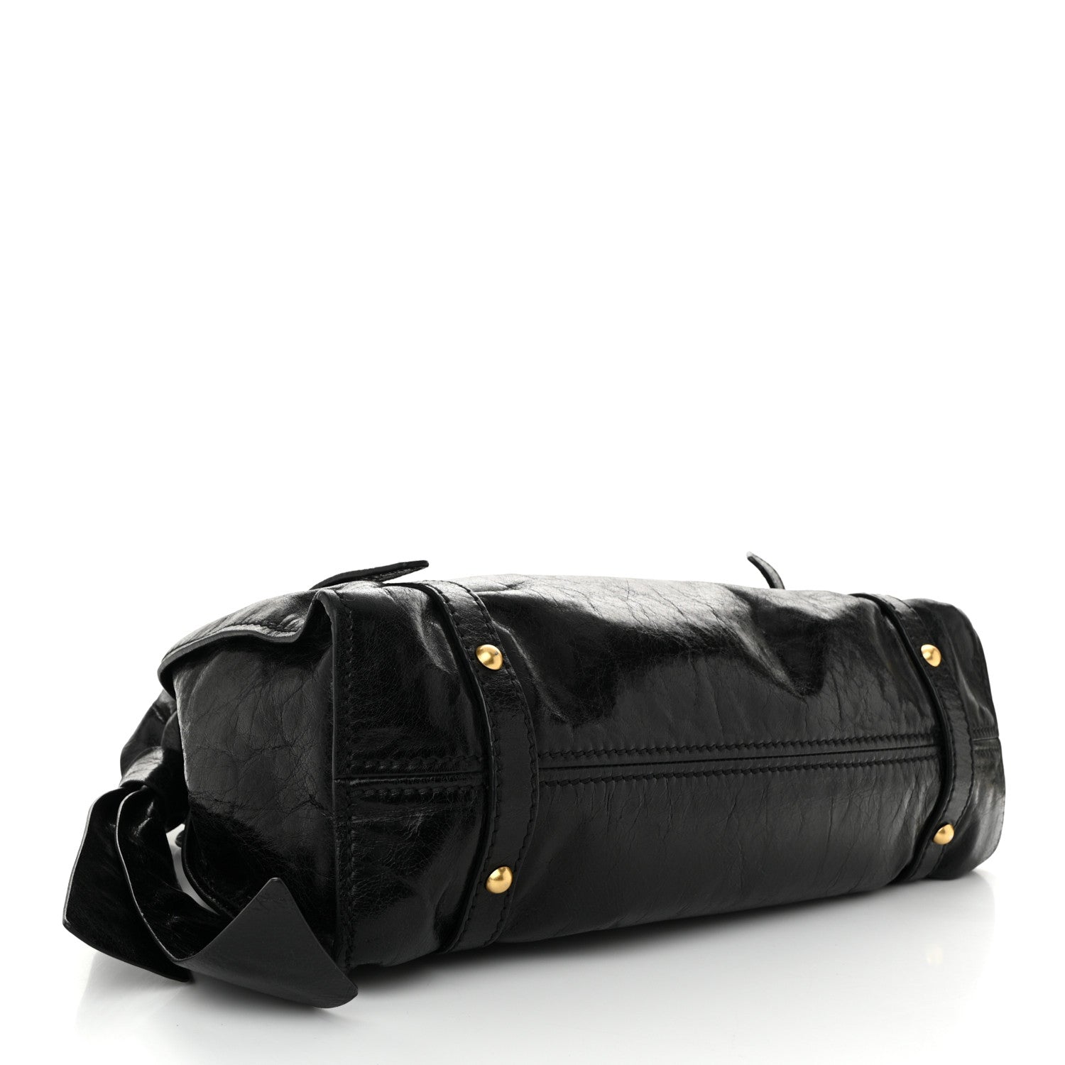 Miu Miu Vitello Lux Peggy Bow Tote Black 1755950 – FASHIONPHILE