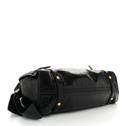 Miu Miu Vitello Lux Peggy Bow Tote Black 4 of 10
