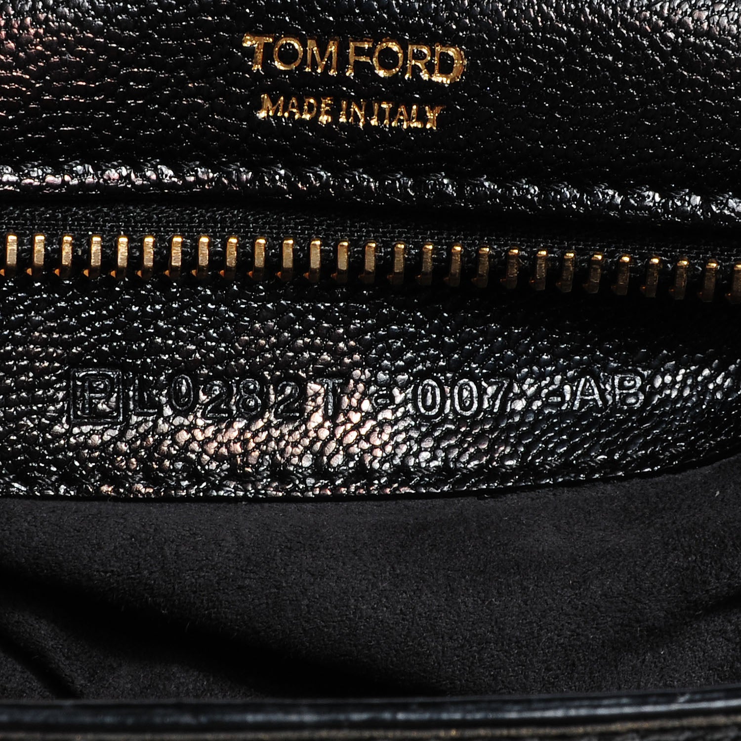 Tom Ford Calfskin Natalia East-West Shoulder Bag Black 7 of 7